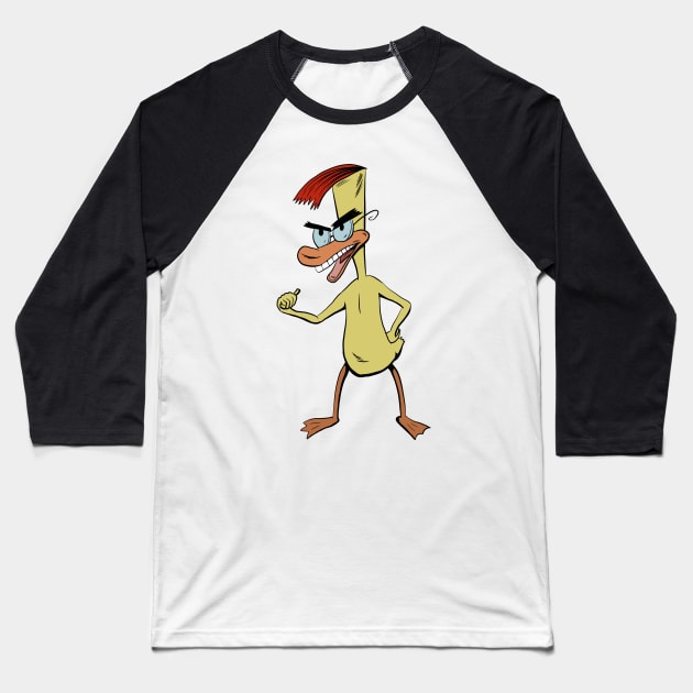 Duckman Baseball T-Shirt by Black Snow Comics